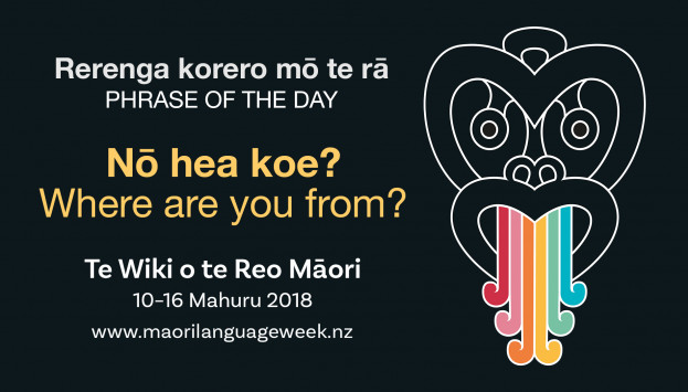 Maori language week Phrase of the day 05
